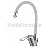 Смеситель для кухни Fmark FM4104-04 с гибким изливом, хром