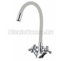 Смеситель для кухни Fmark FM4319-04 с гибким изливом, хром