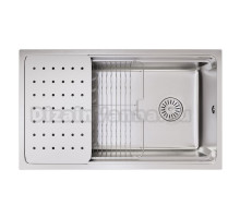 Мойка кухонная Oulin OL-EH201M сатин