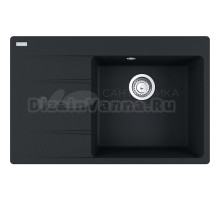 Мойка кухонная Franke Maris Centro CNG 611/211-78 TL матовая черная