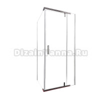 Душевой уголок Olive'S Viar VR-90CS-SW-C 90х90 см, профиль хром, стекло прозрачное