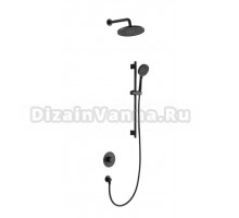 Душевой комплект ARROW AG3732MB-1 С ВНУТРЕННЕЙ ЧАСТЬЮ, черный матовый