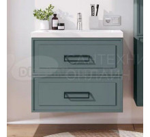 Тумба с раковиной Itana Pino 75 подвесная, веллюто авокадо