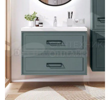 Тумба с раковиной Itana Pino 90 подвесная, веллюто авокадо