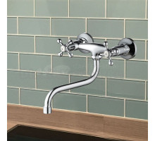 Смеситель для кухни настенный WesnaArt RASSVET, RAS02-190, хром