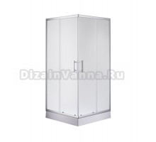 Душевой уголок Olive'S Mino 90х90 см, профиль хром, стекло матовое
