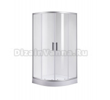 Душевой уголок Olive'S Mino 90х90 см, четверть круга, профиль хром, стекло матовое