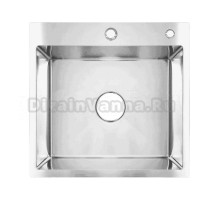 Мойка кухонная AZARIO Mia AZS5050M серебро