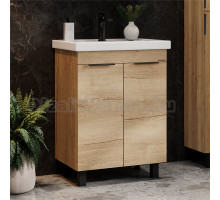 Тумба под раковину без столешницы Onika Легран 70 напольная, дуб галифакс