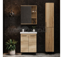 Мебель для ванной комнаты Onika Легран 70 напольная, дуб галифакс