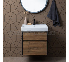 Тумба с раковиной Logan FOREST 60 подвесная, 2 ящика, дуб рустикальный