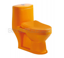 Детский унитаз-моноблок GID Aventura Tr2192-OR безободковый, с микролифтом, оранжевый