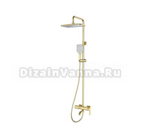 Душевая стойка Gappo G18 G2418-23 золотой сатин