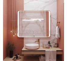 Зеркало Mixline Валерия 100 с подсветкой