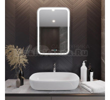 Зеркало Mixline Мальта -3 55 с подсветкой, с подогревом, с часами