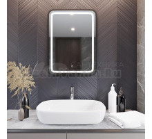 Зеркало Mixline Мальта -лофт 60 с подсветкой, пластиковая рама