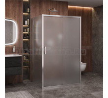 Душевой уголок Cezares Molveno AH-12 110х90 см, профиль хром, стекло рифленое