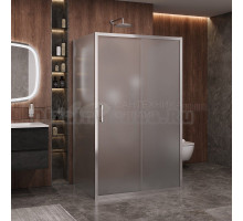 Душевой уголок Cezares Molveno AH-12 120х90 см, профиль хром, стекло рифленое