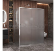 Душевой уголок Cezares Molveno AH-12 150х90 см, профиль хром, стекло рифленое