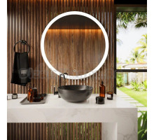 Зеркало круглое Mixline Мия 80 с подсветкой