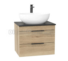 Тумба под раковину без столешницы Onika Легран 60 подвесная, под столешницу, дуб галифакс