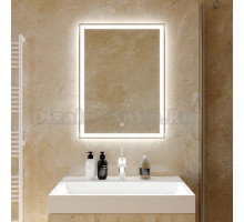 Зеркало Mixline Норма -Лайт 60 с подсветкой, алюминиевый профиль