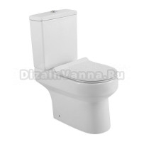 Унитаз-компакт напольный BelBagno Norma BB339CPR BB076SC безободковый, с микролифтом