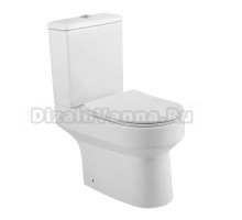 Унитаз-компакт напольный BelBagno Norma BB339CPR BB089SC безободковый, с микролифтом