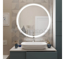 Зеркало круглое Mixline Оливия 80 с подсветкой