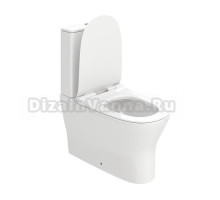 Унитаз-компакт напольный Maretti Elio EL10NBM35-844 безободковый, с микролифтом, белый