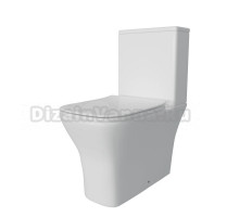 Унитаз-компакт напольный Maretti Umbria UM10NBM12-844 безободковый, с микролифтом, белый