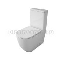 Унитаз-компакт напольный Maretti Elena EA10NBM93-844 безободковый, с микролифтом, белый