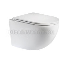 Унитаз подвесной Maretti Elena EA10PBM73-844 безободковый, с микролифтом, белый