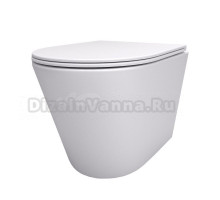 Унитаз подвесной Maretti Florenza FL10PBM97-844 безободковый, с микролифтом, белый