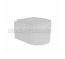 Унитаз подвесной Maretti Renata RE10PBM33-844 безободковый, с микролифтом, белый