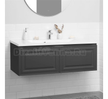 Тумба с раковиной Itana Verona 2.0 120 подвесная, графит