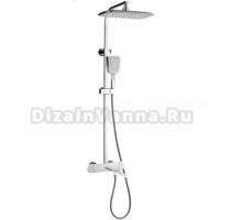 Душевая стойка Gappo G83-8 G2483-50 белая, хром