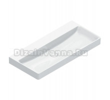 Раковина подвесная Catalano Green 0421000001 100х47 глянцевая белая, прямоугольная