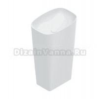 Раковина напольная Catalano Green 0428550001 55 глянцевая белая, прямоугольная, моноблок