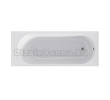 Акриловая ванна 1MarKa Vesper 01весп1880 без опоры 180x80 см, пристенная, белая