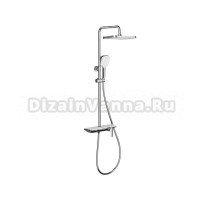 Душевая стойка Gappo G96 G2496-10 белая, хром