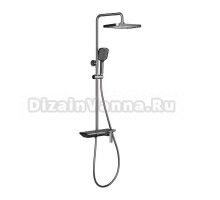 Душевая стойка Gappo G96 G2496-19 оружейная сталь