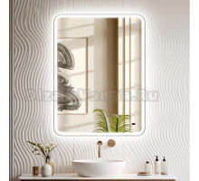 Зеркало Mixline Турин -2 60 с подсветкой, с подогревом, бесконтактный выключатель