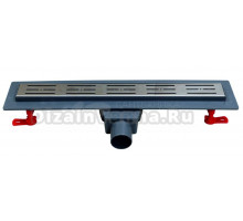 Душевой трап (лоток) Alcora 5660.071 50 см, решетка глянцевый хром, с сифоном