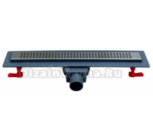 Душевой трап (лоток) Alcora 5660.072 50 см, решетка глянцевый хром, с сифоном