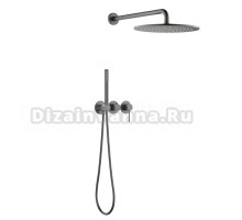 Душевой комплект Timo Saona SX-2349/18SM С ВНУТРЕННЕЙ ЧАСТЬЮ, черное золото