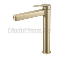 Смеситель для раковины Gappo G99-33 G1099-83 золотой сатин