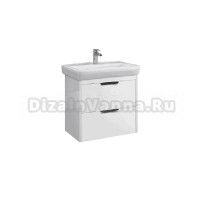 Тумба с раковиной Belux Неман 65 подвесная, белая глянцевая