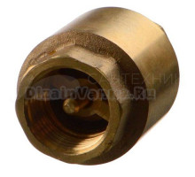 Обратный клапан TeRma 33964 с латунным золотником, 1" ВРx1" ВР