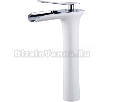 Смеситель для раковины Frap H52 F1052-53 белый, хром